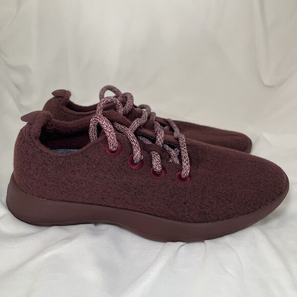 Allbirds Women's Merino Wool Runners Shoes Sneakers Red Maroon Size 6 - Picture 12 of 12